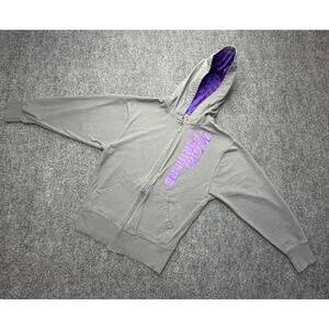 Transformers Zip Hoodie Graphic Gray Y2K Full Zip S